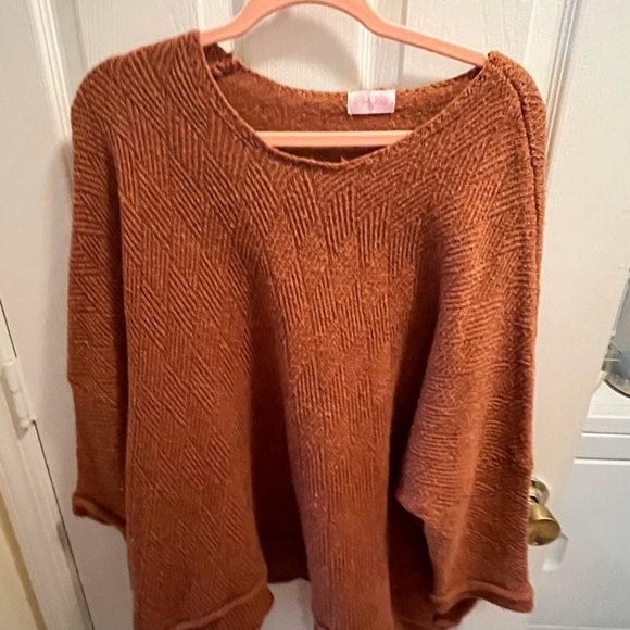 Pink Lily Sweaters - Pink lily sweater